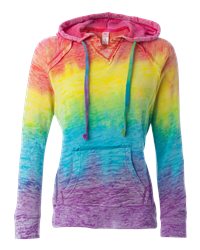 Women's Courtney Burnout V-Notch Sweatshirt 