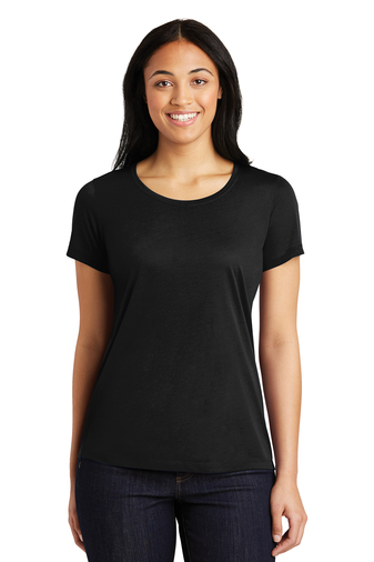 Sport-Tek  Ladies PosiCharge Competitor  Cotton Touch Scoop Neck Tee. LST450