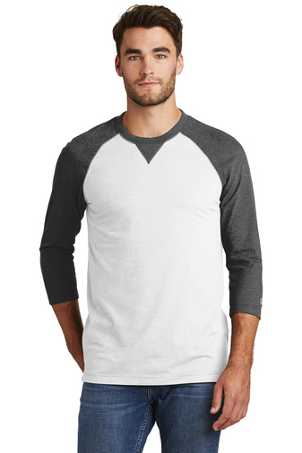 New Era  &#174;  Sueded Cotton 3/4-Sleeve Baseball Raglan Tee. NEA121