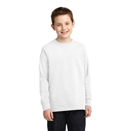 Port & Company &#174;  Youth Long Sleeve 5.4-oz 100% Cotton T-Shirt. PC54YLS