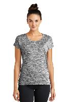 Sport-Tek  Ladies PosiCharge Electric Heather Sporty Tee. LST390