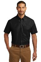 Port Authority &#174;  Short Sleeve Carefree Poplin Shirt. W101