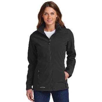 Eddie Bauer Ladies Hooded Soft Shell Parka. EB537