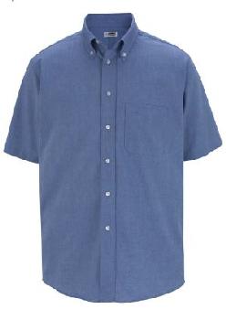 MEN'S SHORT SLEEVE OXFORD SHIRT - 1027