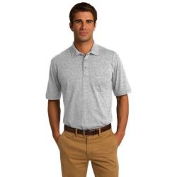 Port & Company &#174;  5.5-Ounce Jersey Knit Pocket Polo. KP55P