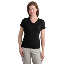 Port Authority - Ladies Modern Stretch Cotton V-Neck Shirt. L516V