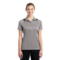 Sport-Tek &#174;  Ladies Heather Colorblock Contender Polo. LST665