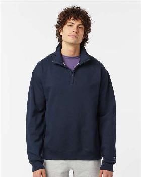 Champion - Powerblend® Quarter-Zip Sweatshirt.  ODGDW-S450-EXL