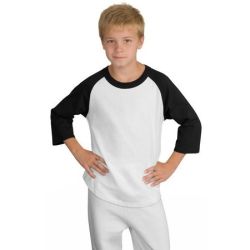 Sport-Tek - Youth Colorblock Raglan Jersey.  YT200