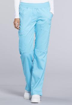 Mid Rise Straight Leg Pull-on Pant