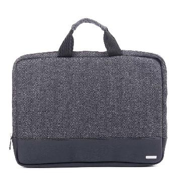 MATT LAPTOP SLEEVE IN POLYESTER, GREY/BLACK